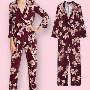 🛍️SALE🛍️ ZARA Floral Print Jumpsuit with‎ Open Back Details